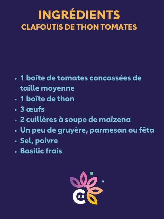 Clafoutis thon tomates 2