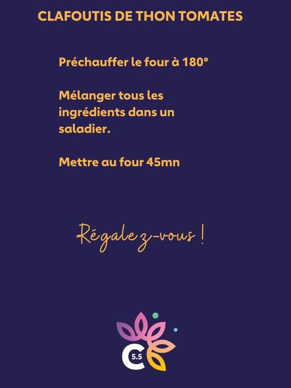 Clafoutis thon tomates 3