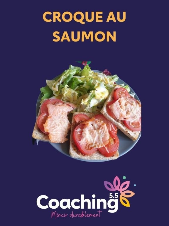 Croque au saumon 1