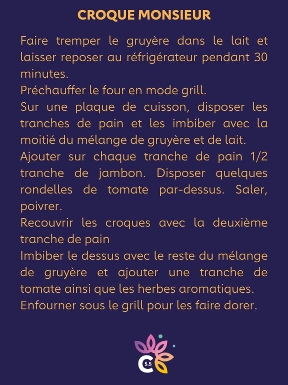 Croque monsieur 3