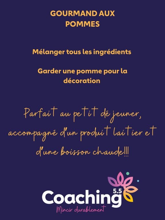 Gourmand aux pommes 3