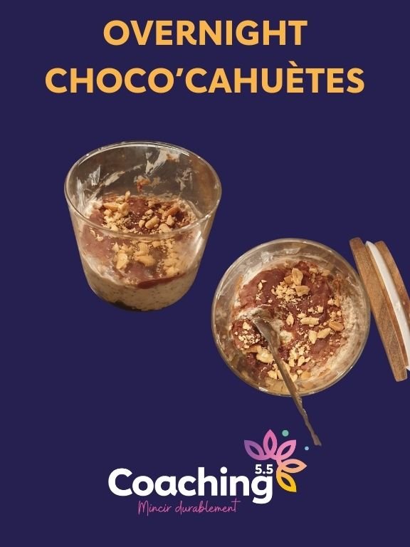 Overnight choco'cahuètes 1
