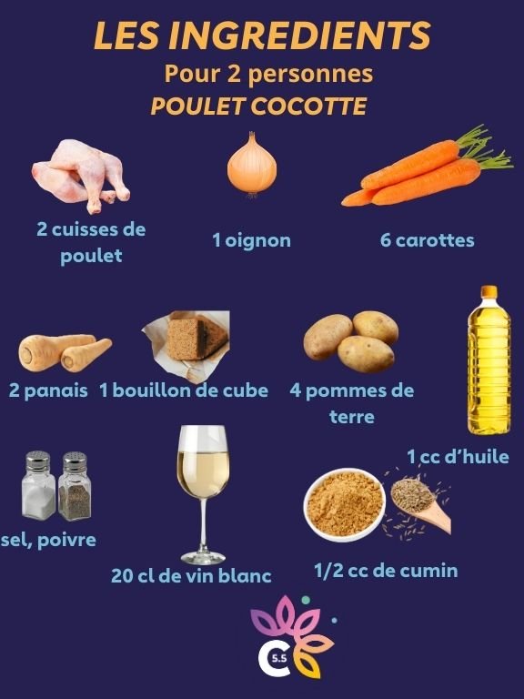 Poulet cocotte B