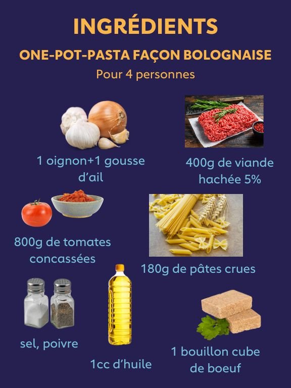 One-pot-pasta façon bolognaise 2