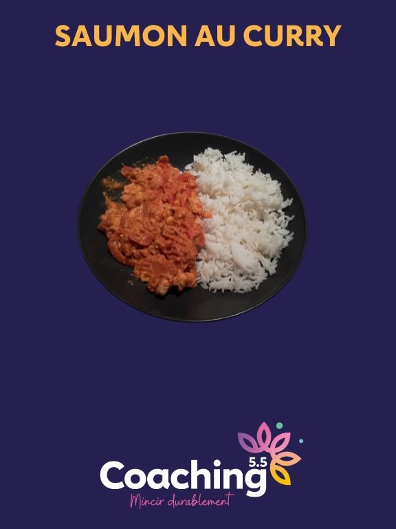 Saumon au curry 1