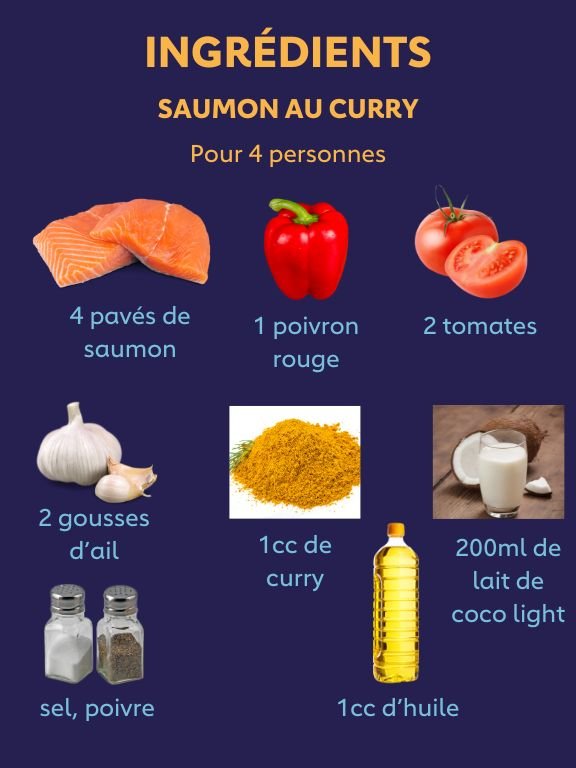 Saumon au curry 2