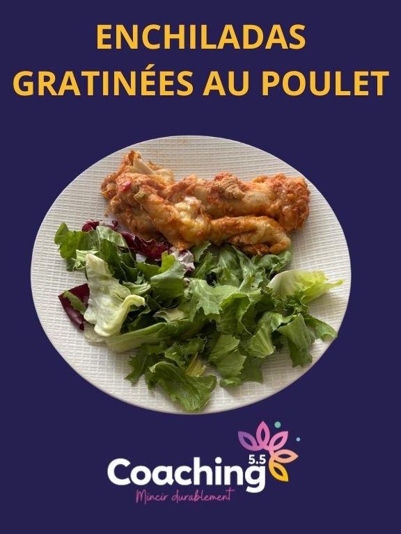 Enchiladas gratinées au poulet 1