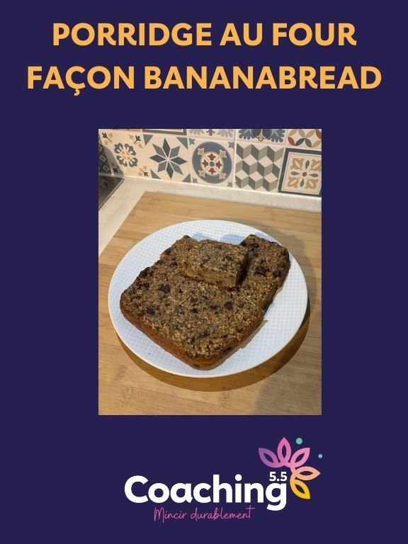 Porridge au four façon bananabread 1