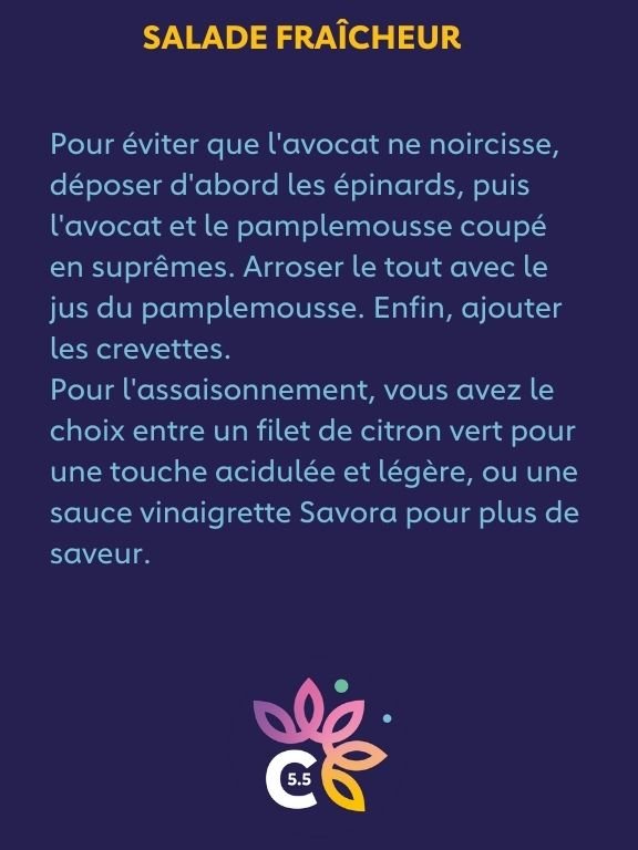 Salade fraîcheur 3