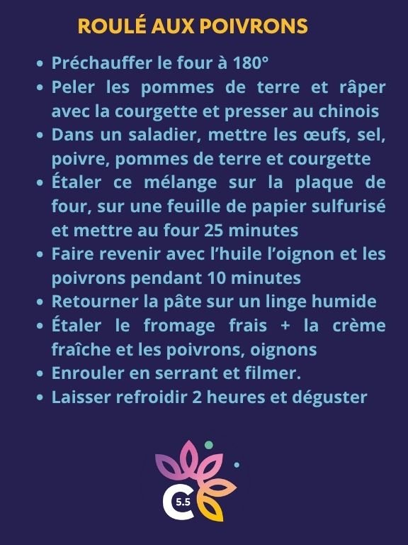 Roulé aux poivrons 3